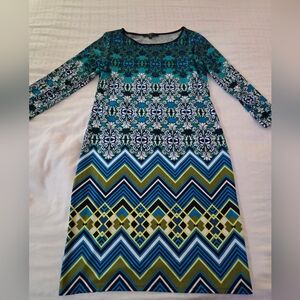 Studio By Tianna B. Dress Blue Black Size Small